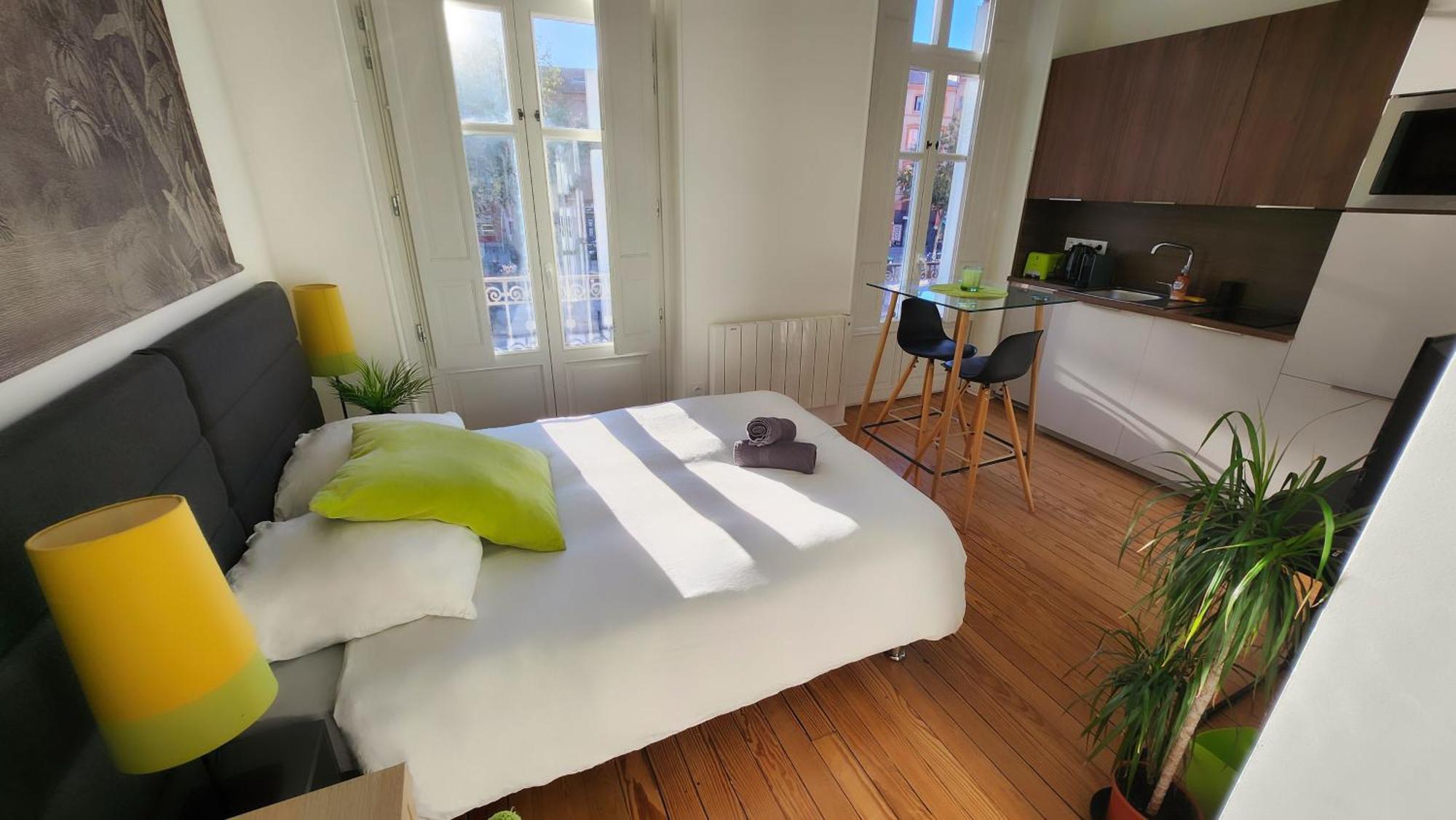 Ferienwohnung Le Jardin D'Eden Premium - Equipe, Balcon, Hypercentre Toulouse Exterior foto